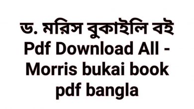 Photo of ড. মরিস বুকাইলি বই Pdf Download All – Morris bukai book pdf bangla