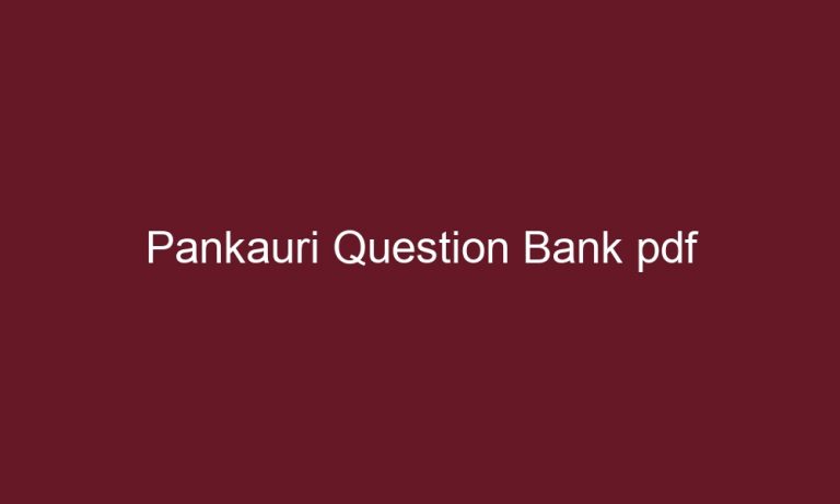 pankauri question bank pdf 5426