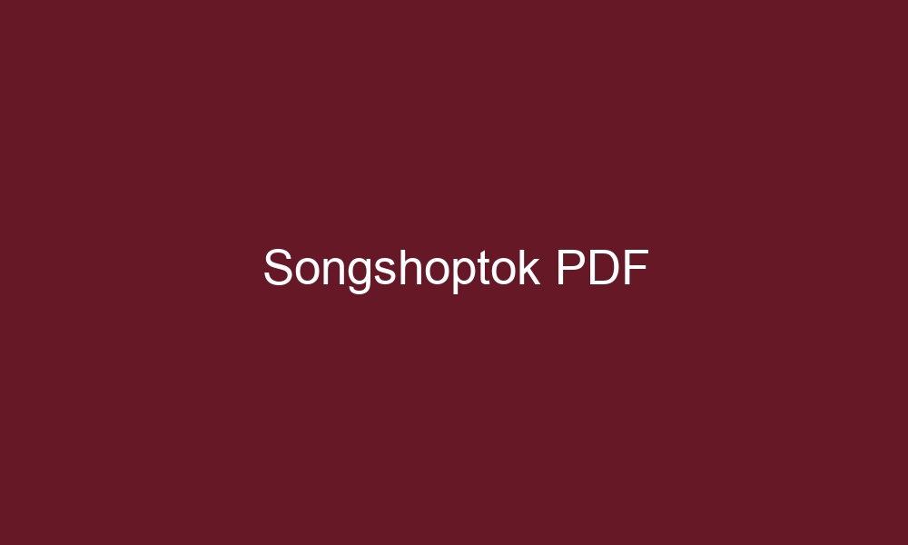 songshoptok pdf 5575